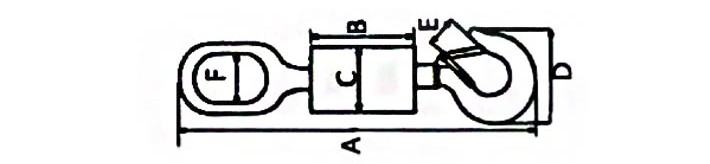 萬(wàn)向垂重鉤結(jié)構(gòu)尺寸圖片