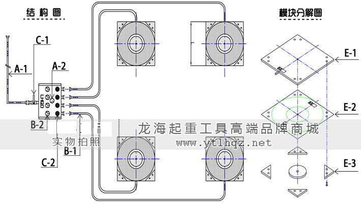 LHQD氣墊搬運車結(jié)構(gòu)圖